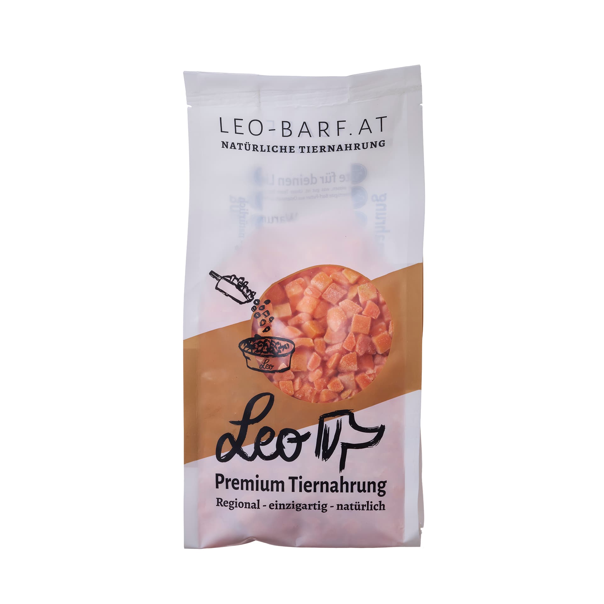 Karottenwürfel tiefgefroren - Leo Barf