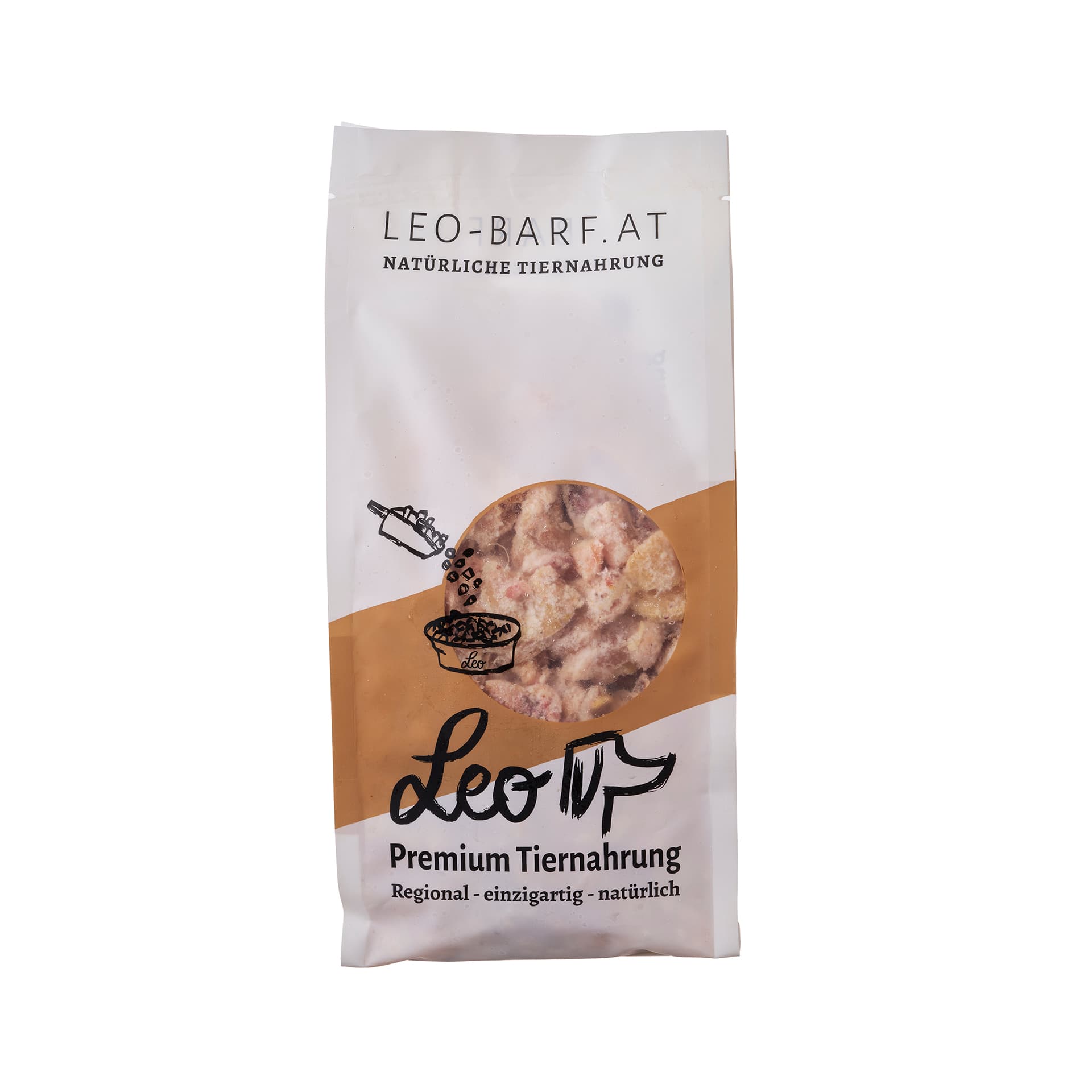 Huhn im Ganzen faschiert BARF tiefgefroren - Leo Barf