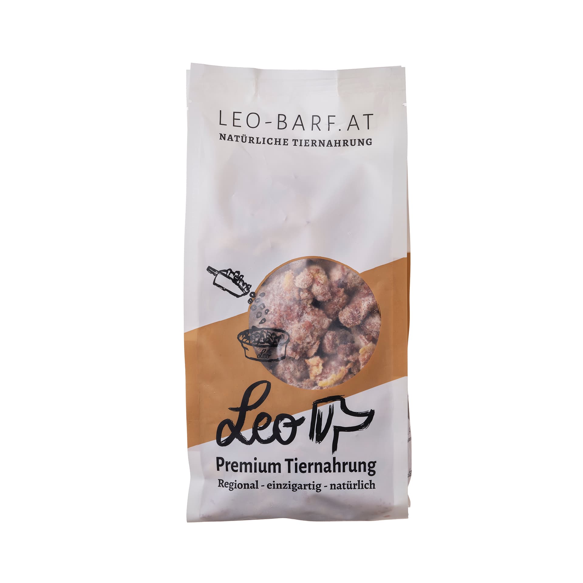 Pferdemuskelfleisch tiefgefroren - Leo Barf