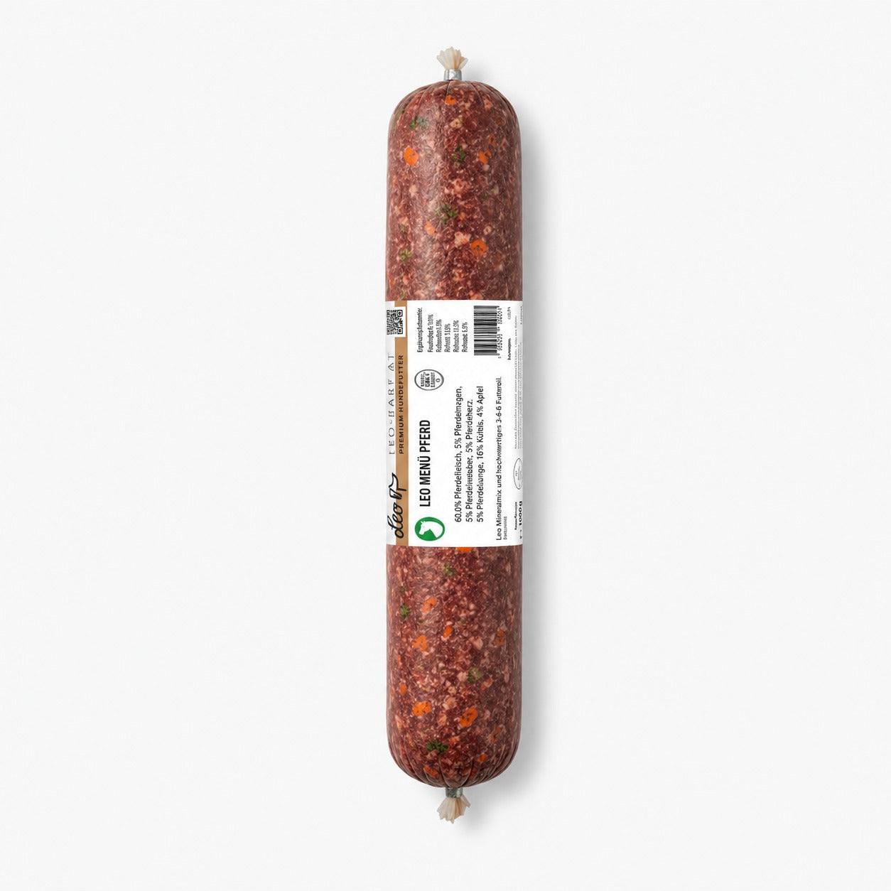 Leo BARF Rolle Pferd Menü
