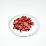 Wildmuskelfleisch tiefgefroren.